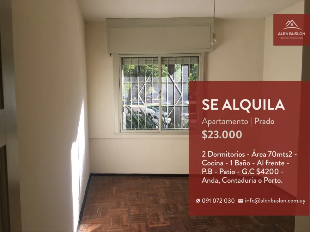 Alquiler 2 dormitorios
Suárez 0000
Aguada, Montevideo
$
23.000_5ec2f9d0218fc.webp