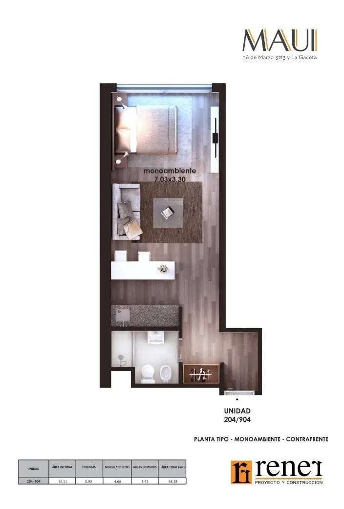Alquiler 1 dormitorio
26 De Marzo 3213
Pocitos Nuevo, Montevideo
$
19.000_5ee3b66317927.webp